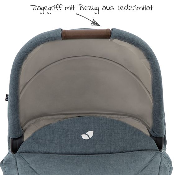 joie Babywanne Ramble XL für Versatrax, Versatrax E inkl. Regenschutz - Lagoon