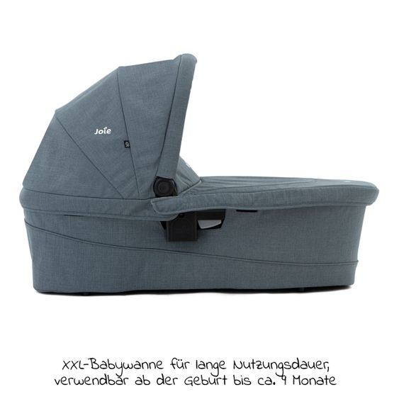 joie Babywanne Ramble XL für Versatrax & Versatrax E inkl. Regenschutz - Lagoon