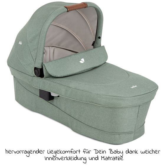 joie Babywanne Ramble XL für Versatrax & Versatrax E inkl. Regenschutz - Laurel