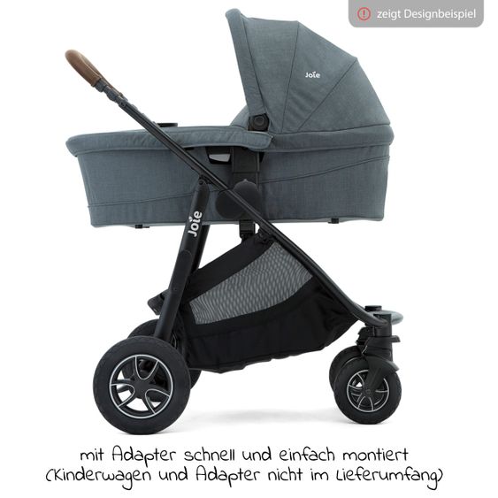 joie Babywanne Ramble XL für Versatrax & Versatrax E inkl. Regenschutz - Laurel