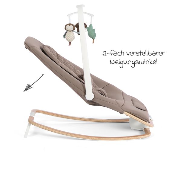 joie Babywippe Dreamer ab Geburt - 3 Jahre mit Mobile, Sound & Vibration - Strata Acorn