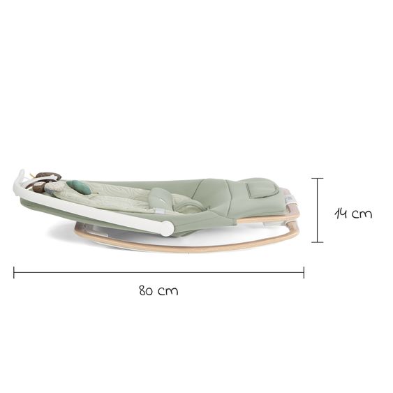 joie Babywippe Dreamer ab Geburt - 3 Jahre mit Mobile, Sound & Vibration - Strata Mist