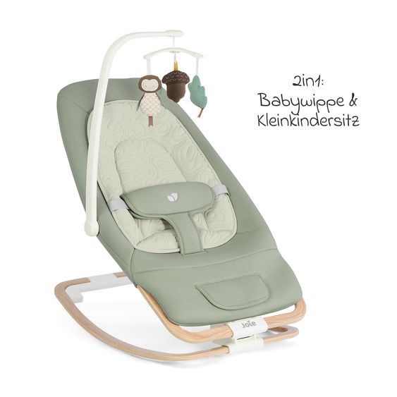 joie Babywippe Dreamer ab Geburt - 3 Jahre mit Mobile, Sound & Vibration - Strata Mist