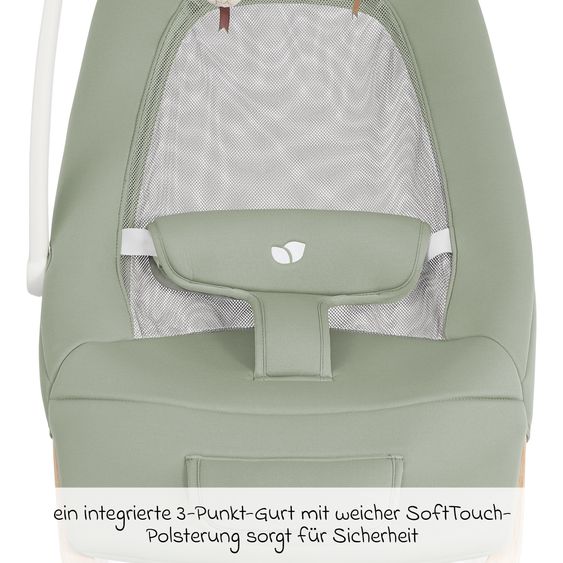 joie Babywippe Dreamer ab Geburt - 3 Jahre mit Mobile, Sound & Vibration - Strata Mist