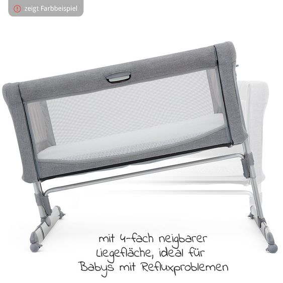 joie Beistell- & Reisebett Roomie inkl. Matratze & Transporttasche - Walnut