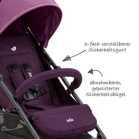 joie Buggy Brisk LX incl. rain cover - Lilac