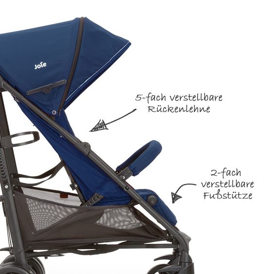 joie Buggy Brisk LX inkl. Regenschutz - Midnight Navy