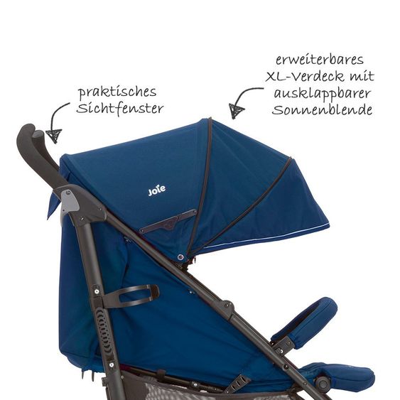 joie Buggy Brisk LX inkl. Regenschutz - Midnight Navy