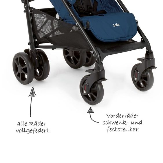 joie Buggy Brisk LX inkl. Regenschutz - Midnight Navy