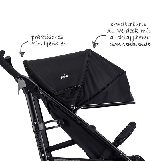joie Buggy Brisk LX inkl. Regenschutz - Universal Black