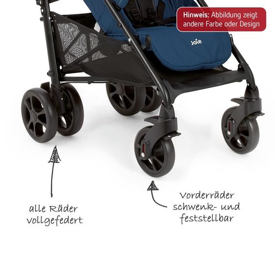 joie Buggy Brisk LX inkl. Regenschutz - Universal Black