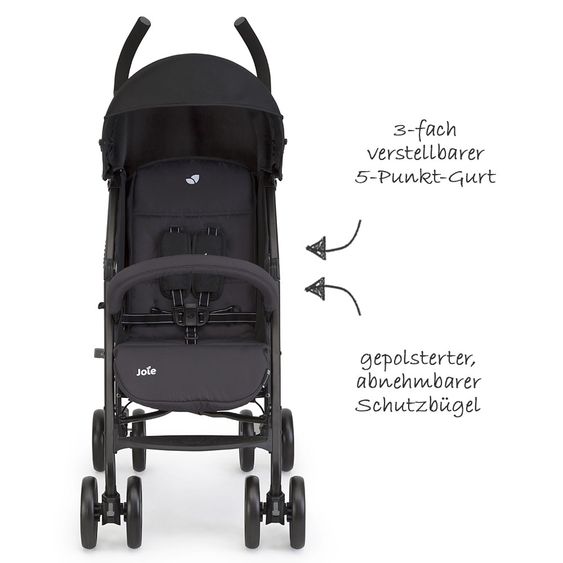 joie Buggy Nitro LX inkl. Regenschutz - Two tone Black