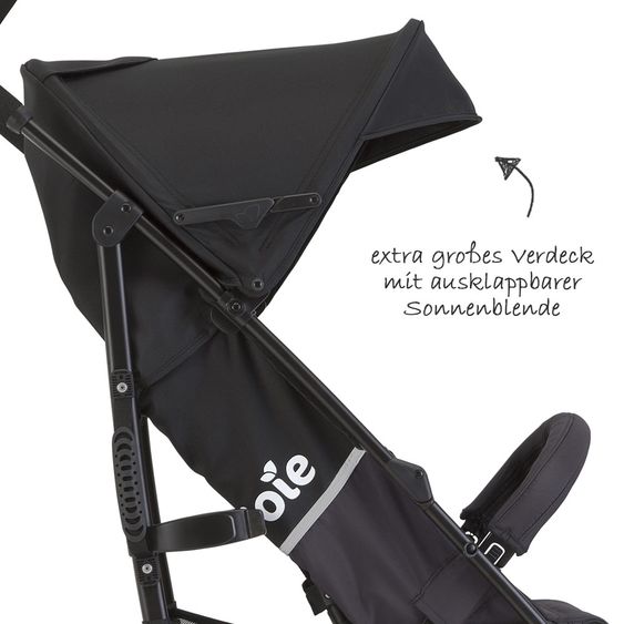 joie Buggy Nitro LX inkl. Regenschutz - Two tone Black