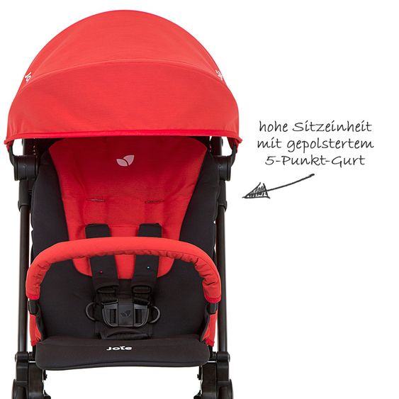 joie Buggy Pact Lite inkl. Transporttasche und Regenschutz - Lychee