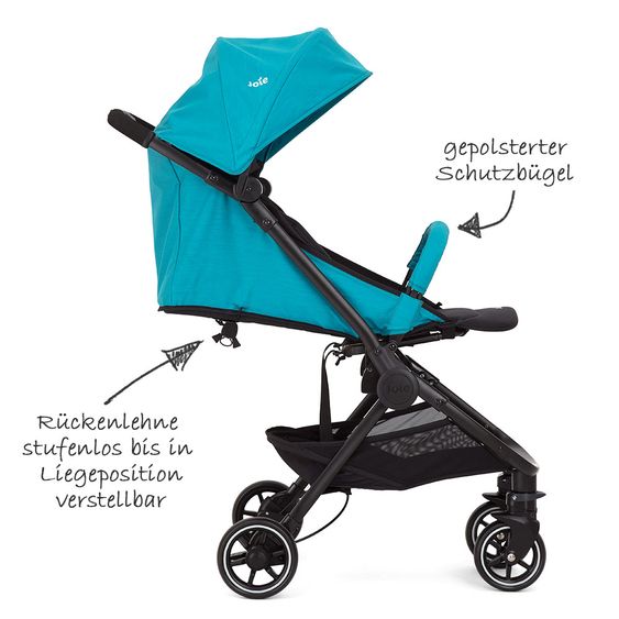 joie Buggy Pact Lite inkl. Transporttasche und Regenschutz - Pacific