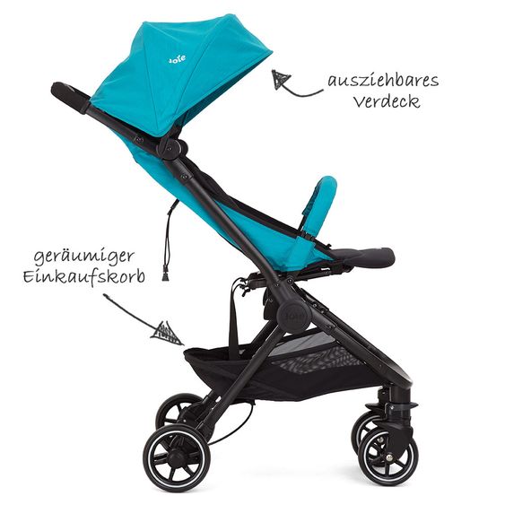 joie Buggy Pact Lite inkl. Transporttasche und Regenschutz - Pacific