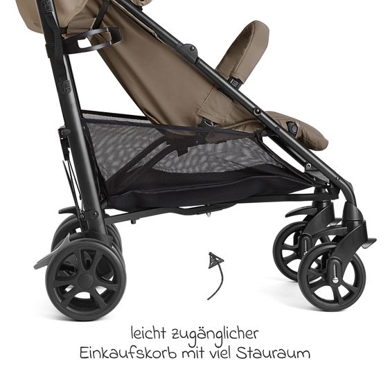 joie Buggy & Sportwagen Brisk LX bis 22 kg belastbar mit Liegefunktion & Einhand-Faltung - Beach
