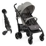 Buggy & Sportwagen Brisk LX bis 22 kg belastbar mit Liegefunktion & Einhand-Faltung - Dark Pewter