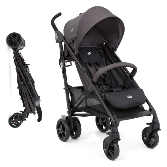 joie Buggy & Sportwagen Brisk LX bis 22 kg belastbar mit Liegefunktion & Einhand-Faltung - Ember