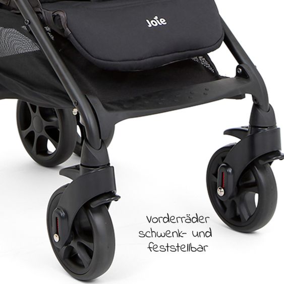 joie Buggy & Sportwagen Brisk LX bis 22 kg belastbar mit Liegefunktion & Einhand-Faltung - Ember