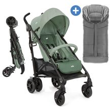 Buggy & Sportwagen Brisk LX bis 22 kg belastbar mit Liegefunktion, Einhand-Faltung inkl. Fußsack 3M - Laurel