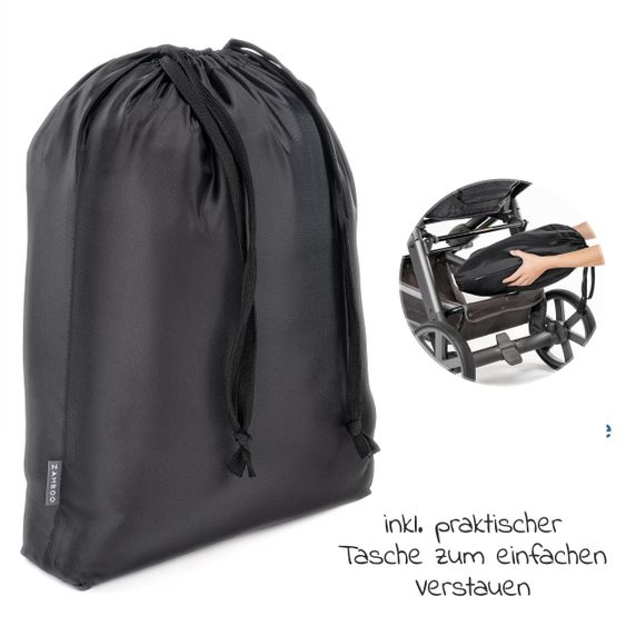 joie Buggy & Sportwagen Brisk LX bis 22 kg belastbar mit Liegefunktion, Einhand-Faltung inkl. Fußsack 3M - Laurel