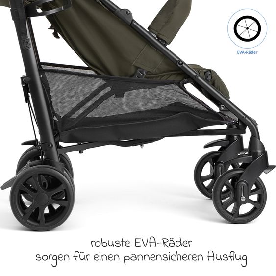 joie Buggy & Sportwagen Brisk LX bis 22 kg belastbar mit Liegefunktion & Einhand-Faltung - Sage