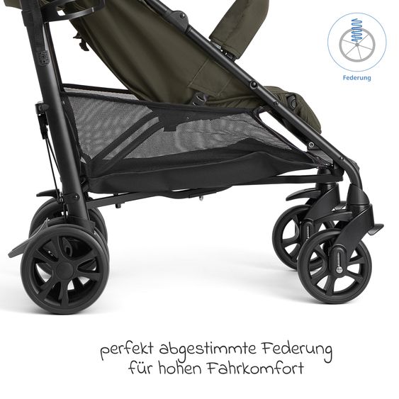 joie Buggy & Sportwagen Brisk LX bis 22 kg belastbar mit Liegefunktion & Einhand-Faltung - Sage