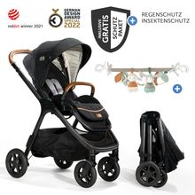 Buggy & Sportwagen Finiti bis 22 kg belastbar mit Liegeposition, Kinderwagenkette - Teleskopschieber,Sportsitz, Adapter, Rückenpolster, Getränkehalter, Crossbody-Bag & Zubehörpaket - Signature - Eclipse