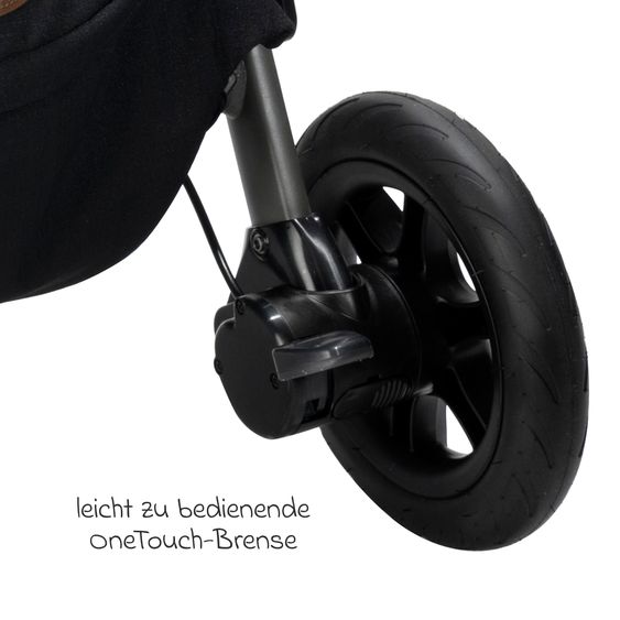 Joie Signature Buggy & Sportwagen Finiti bis 22 kg belastbar mit Liegeposition, Teleskopschieber, umsetzbarer Sportsitz inkl. Regenschutz, Adapter, Rückenpolster, Getränkehalter & Crossbody-Bag - Signature - Pine