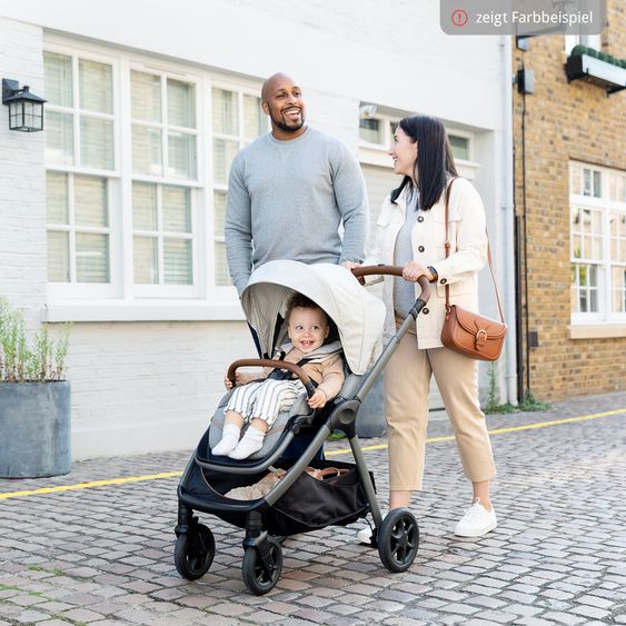 Joie Signature Buggy & Sportwagen Finiti bis 22 kg belastbar mit Liegeposition, Teleskopschieber, umsetzbarer Sportsitz inkl. Regenschutz, Adapter, Rückenpolster, Getränkehalter & Crossbody-Bag - Signature - Pine