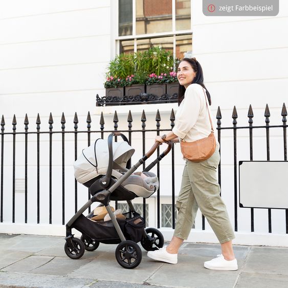 Joie Signature Buggy & Sportwagen Finiti bis 22 kg belastbar mit Liegeposition, Teleskopschieber, umsetzbarer Sportsitz inkl. Regenschutz, Adapter, Rückenpolster, Getränkehalter & Crossbody-Bag - Signature - Pine