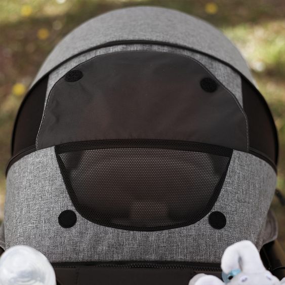 joie Buggy & Sportwagen Litetrax 4 Air mit Luftreifen & Regenschutz - Chromium