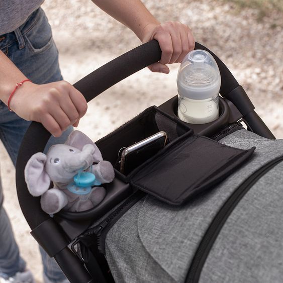 joie Buggy & Sportwagen Litetrax 4 Air mit Luftreifen & Regenschutz - Chromium
