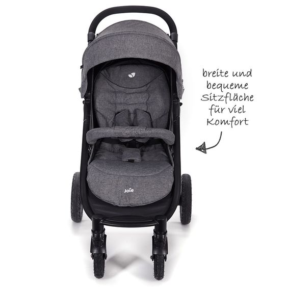 joie Buggy & Sportwagen Litetrax 4 Air mit Luftreifen & Regenschutz - Chromium
