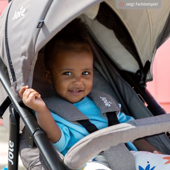 joie Buggy & stroller Litetrax 4 DLX with telescopic slider, rain cover loadable up to 22 kg - Deep Sea