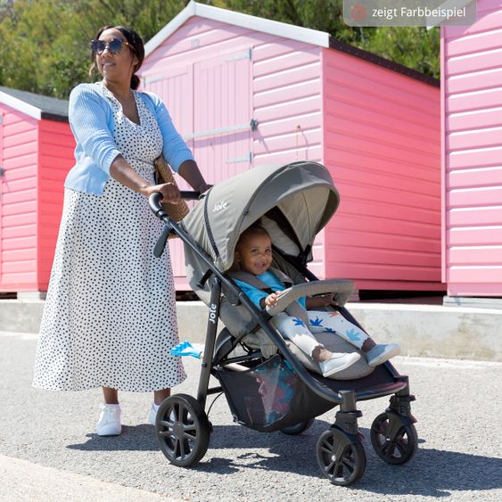 joie Buggy & stroller Litetrax 4 DLX with telescopic slider, rain cover loadable up to 22 kg - Deep Sea