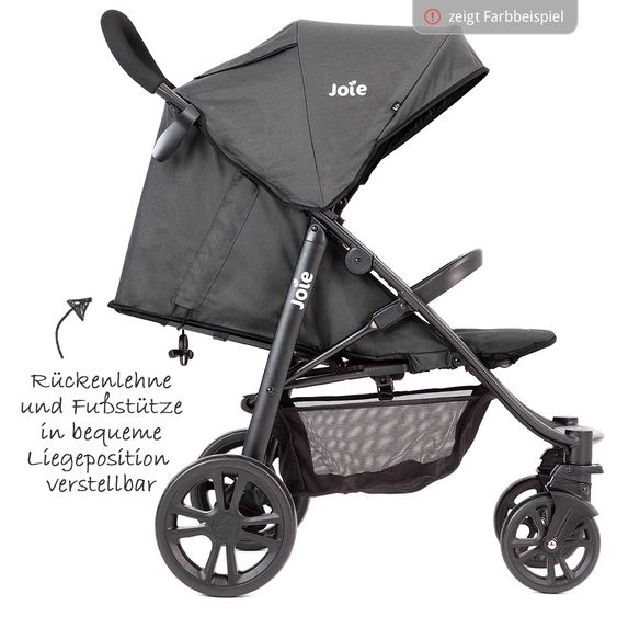 joie Buggy & Stroller Litetrax 4 E - Gray Flannel
