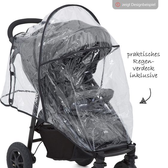 joie Buggy & Stroller Litetrax 4 E - Gray Flannel