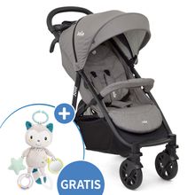 Buggy & Sportwagen Litetrax 4 - Gray Flannel + GRATIS Fehn Spieltier Katze Yuki