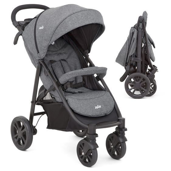 joie Buggy & Sportwagen Litetrax 4 inkl. Regenschutz - Chromium