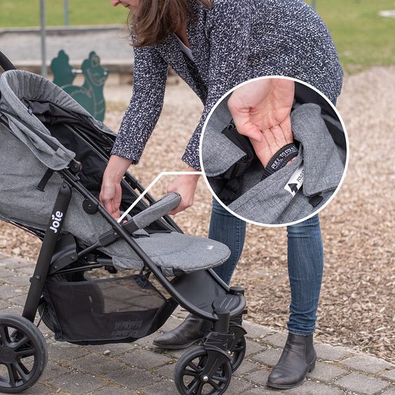 joie Buggy & Sportwagen Litetrax 4 inkl. Regenschutz - Chromium