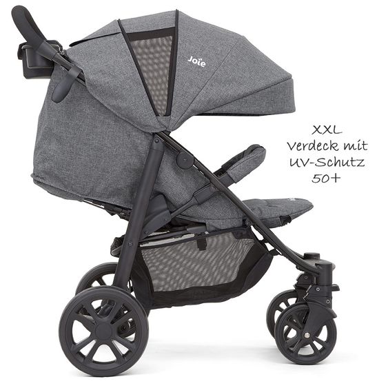 joie Buggy & Sportwagen Litetrax 4 inkl. Regenschutz - Chromium