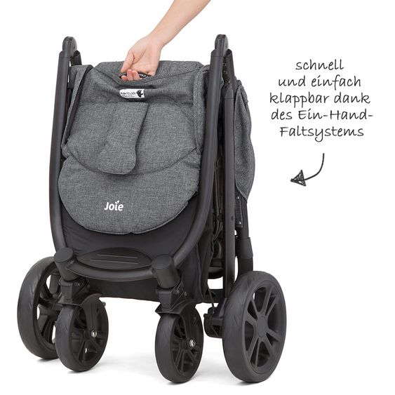 joie Buggy & Sportwagen Litetrax 4 inkl. Regenschutz - Chromium