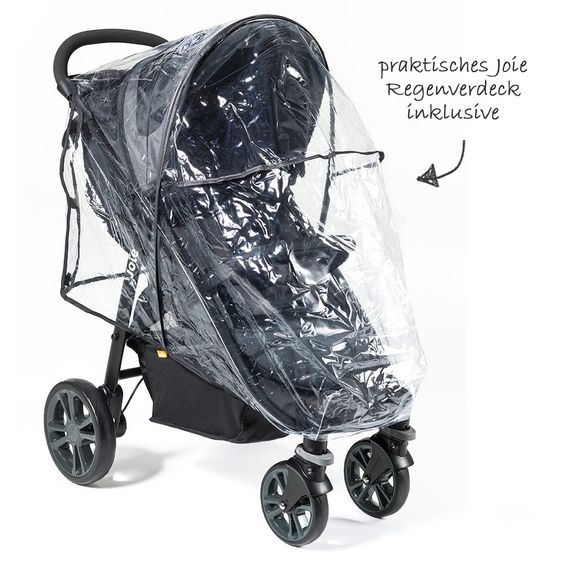 joie Buggy & Sportwagen Litetrax 4 inkl. Regenschutz - Chromium