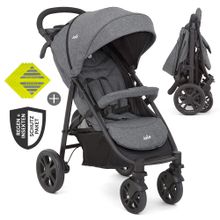 Buggy & Sportwagen Litetrax 4 inkl. Regenschutz, Getränkehalter, Insektenschutz & Reflektor-Kit - Chromium
