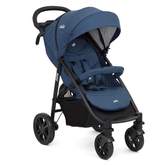 joie Buggy & Sportwagen Litetrax 4 mit Schieber-Ablagefach & Regenschutz - Deep Sea