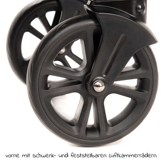 joie Buggy & Sportwagen Litetrax 4 mit Schieber-Ablagefach & Regenschutz - Gray Flannel
