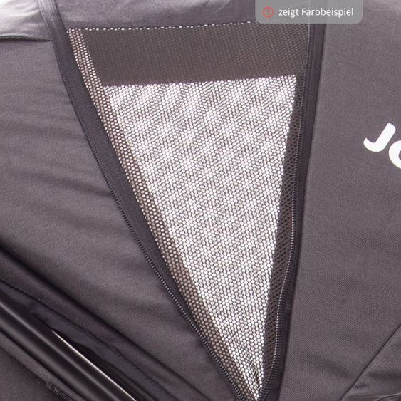joie Buggy & Sportwagen Litetrax 4 mit Schieber-Ablagefach & Regenschutz - Gray Flannel