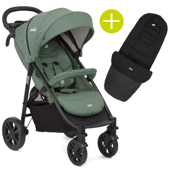 joie Buggy & Sportwagen Litetrax 4 mit Schieber-Ablagefach & Regenschutz inkl. Fußsack Litetrax - Laurel